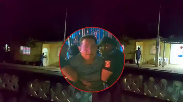 El ya detenido atacó a una mascota con el machete, causándole una grave herida en la cabeza