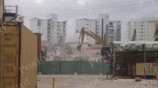 La zona no presenta su mejor aspecto actualmente a los visitantes y locales.
