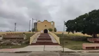 Hombre roba la alcancía de las limosnas en la iglesia de Sacalum 