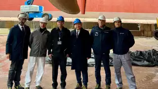El Gobernador de Yucatán, Joaquín Díaz Mena, visita el Astillero Arsenale de Trieste en Italia.