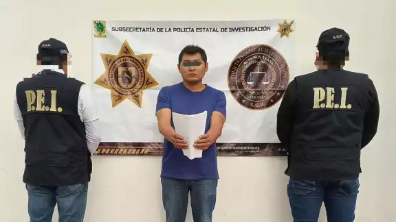 El hombre fue puesto a disposición de la FGE Yucatán El hombre fue puesto a disposición de la FGE Yucatán