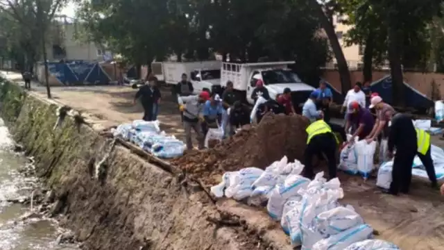 Conagua y CAEM han instalado dos equipos especializados para bombear el caudal de la presa Los Cuartos