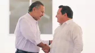 Joaquín Díaz Mena califi có de histórico este anuncio, que hizo con el director del Infonavit, Octavio Romero Oropeza