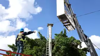 Refuerzan operativos en Benito Juárez para evitar riesgos por lonas y anuncios