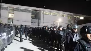 Operativo de verificación en el Centro de Reinserción Social de Mérida