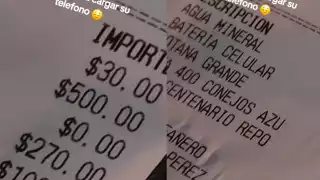 Por cargar su celular en un restaurante le cobra cuenta excesiva