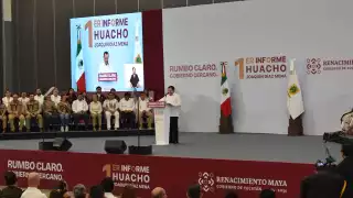 Joaquín Díaz Mena presentó su Primer Informe de Gobierno
