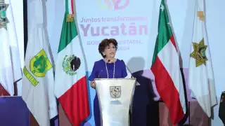 María Fritz Sierra presenta los resultados del Gobierno de Yucatán