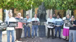 Alberto Casanova Durán, vocero del Poder Judicial, afirmó que seguirán en pie de lucha por sus derechos y la democracia