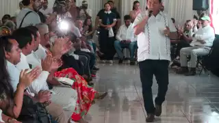 Joaquín Díaz Mena constató la necesidad de apoyar a los deportistas