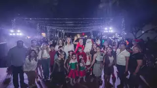 Familias atestiguan el encendido de iluminación en el remate de Montejo y el Parque de las Américas