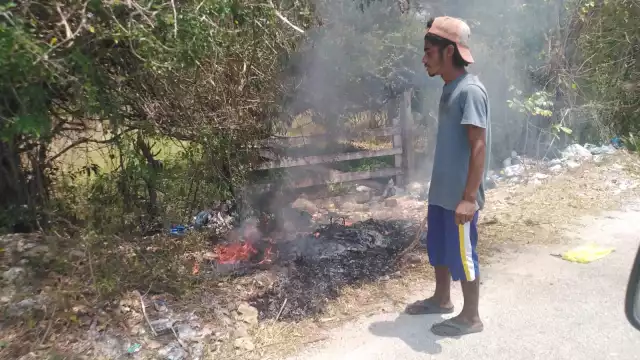Aunque a veces solo quieren quemar un poco de maleza, el fuego se esparce por el viento ocasionando serias afectaciones y riesgos
