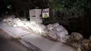 El predio se ubica en la calle 31 entre 34 y 36, que es muy transitada por estudiantes