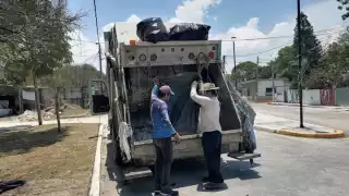  Denuncian en Sabancuy deficiente servicio de basura   
