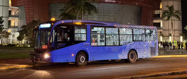 La ruta espectáculos de Va y Ven opera solamente cuando hay conciertos