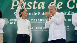 Claudia Sheinbaum, presidenta Electa de México, acompañó al Presidente de México