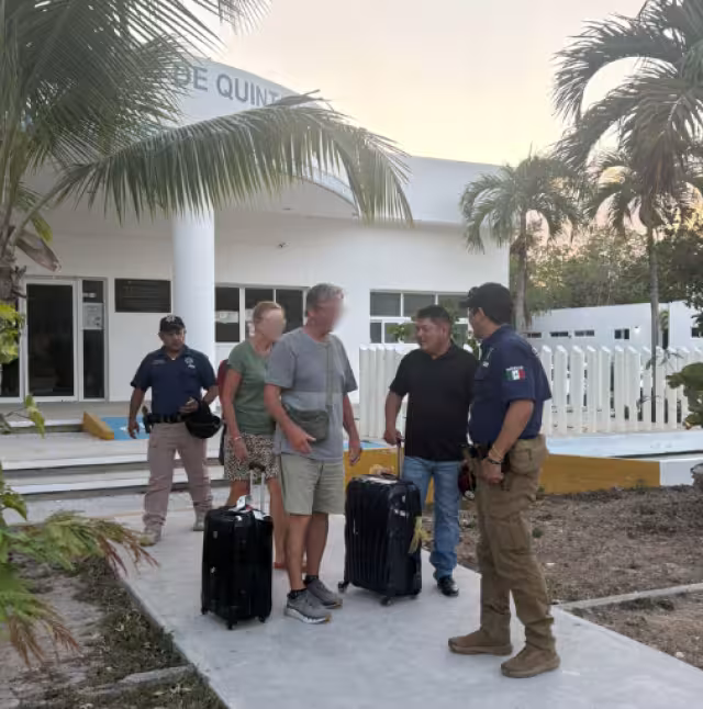 Los extranjeros acudieron a la Fiscalía para la denuncia correspondiente