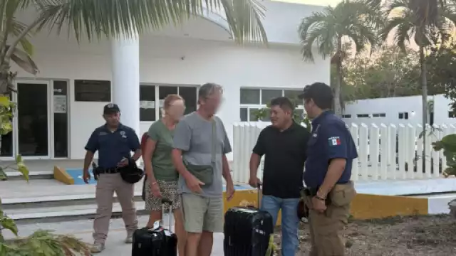 Los extranjeros acudieron a la Fiscalía para la denuncia correspondiente