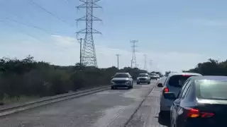 Exigen finalizar trabajos en la carretera de Sabancuy ante registro de accidentes