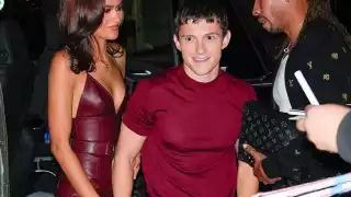 La pareja está de paso en Nueva York