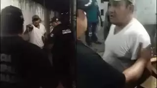 El Director de la Policía Municipal habría golpeado a una mujer además de que causó destrozos