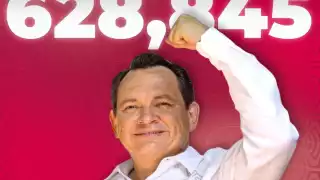 El triunfo de Joaquín Díaz Mena es indiscutible, al alcanzar 628 mil 845 votos