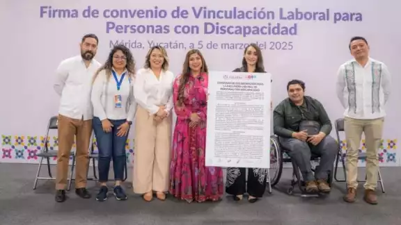 Fortalece Gobierno de Yucatán inclusión laboral de personas con discapacidad