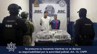 Elías “N” de 43 años y Ángel “N” de 21 años, fueron puestos a disposición de la FGEQ