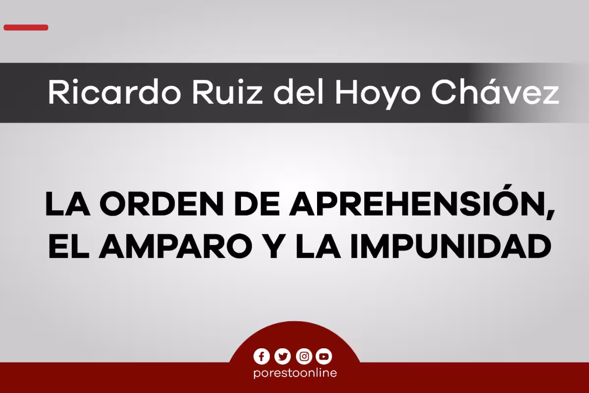 La orden de aprehensión, el amparo y la impunidad - PorEsto