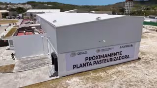 La Planta Pasteurizadora de Leche para el Bienestar será inaugurada en abril en Campeche.