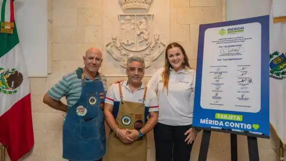 Empresas y Ayuntamiento pactan los apoyos que se ofrecerán a través de la Tarjeta Mérida Contigo