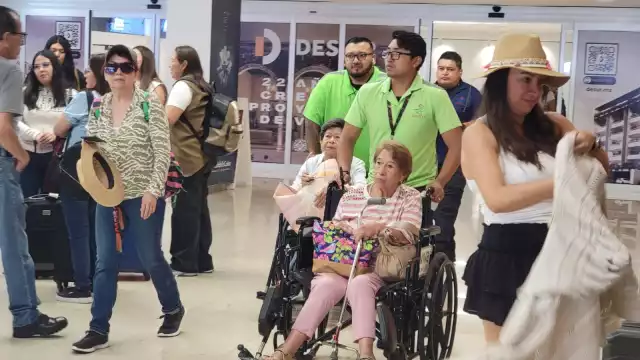 La terminal de Mérida ofrece el servicio de silla de ruedas para pasajeros con movilidad reducida