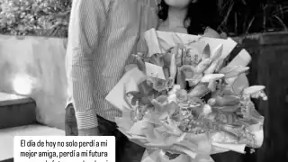 El novio de la joven expresó su dolor por la muerte de Ana Daniela.