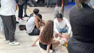 En el incidente resultaron heridos dos menores de edad, identificados con las iniciales F.K.C.C. y su acompañante K.F.D.T.