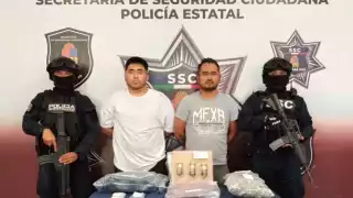 Entre las detenciones, se resguardaron más de 200 bolsas con diferentes tipos de droga