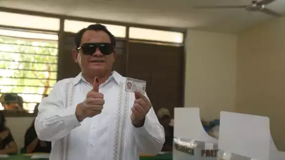 Joaquín Díaz Mena resaltó su optimismo en estas elecciones Joaquín Díaz Mena resaltó su optimismo en estas elecciones