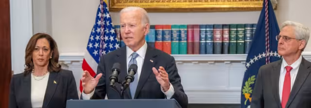 Joe Biden emitió un mensaje desde la Oficina Oval de Estados Unidos