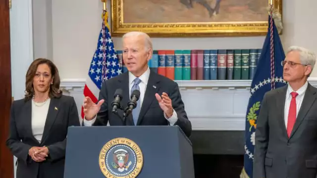 Joe Biden emitió un mensaje desde la Oficina Oval de Estados Unidos