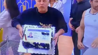 El pastel especial que le hizo su esposa