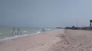 Habrá fuertes rachas de viento y oleaje intenso en la costa de Yucatán