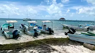Pescadores libres  de Puerto Juárez lidian con temporada baja; denuncian falta de apoyo de autoridades