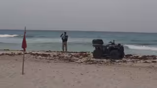 Un turista británico murió ahogado en una playa de la Zona Hotelera de Cancún.