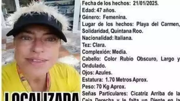 Fue vista por última vez el 21 de enero, y su desaparición fue denunciada el día 23 Fue vista por última vez el 21 de enero, y su desaparición fue denunciada el día 23