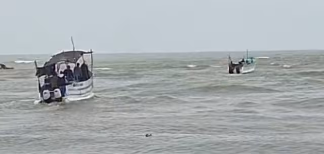 El Huracán Milton sorprendió a pescadores de Progreso, Yucatán, incluyendo a pescadores de Sabancuy