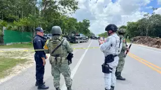 Catean  crematorio clandestino encontrado en la autopista Mérida-Cancún