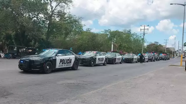 Son 20 patrullas las que circularán en Cozumel