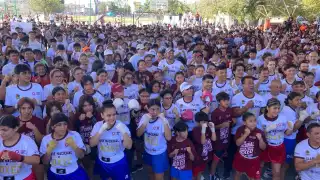 Clase Nacional de Boxeo por la Paz en México en Cancún, logra reunir a  más de 500 participantes