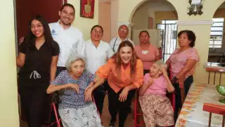 La alcaldesa Cecilia Patrón supervisó la atención a dos personas a través del Programa Médico a Domicilio