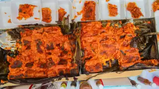 Hay variedades del platillo en la Feria del Mucbipollo