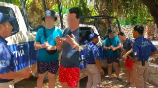 Turistas británicos sufren robo de sus pertenencias en playa de Akumal